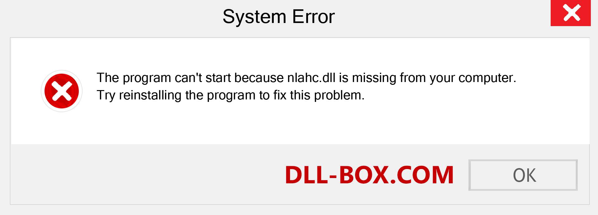  nlahc.dll file is missing?. Download for Windows 7, 8, 10 - Fix  nlahc dll Missing Error on Windows, photos, images